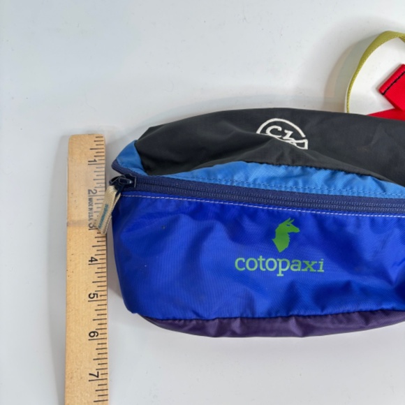 Cotopaxi Bataan Fanny Pack Del Dia Belt Bag Travel Cobalt Blue Colorblock Hiking - Picture 6 of 7